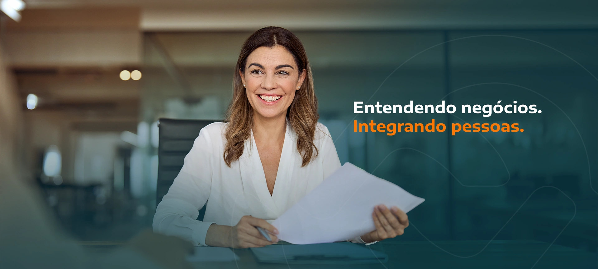 Profissional em ambiente de trabalho